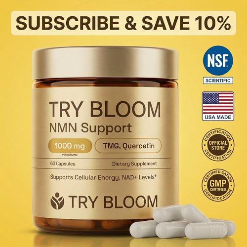 Try Bloom NMN Supplement (60 Capsules) – 1000 mg