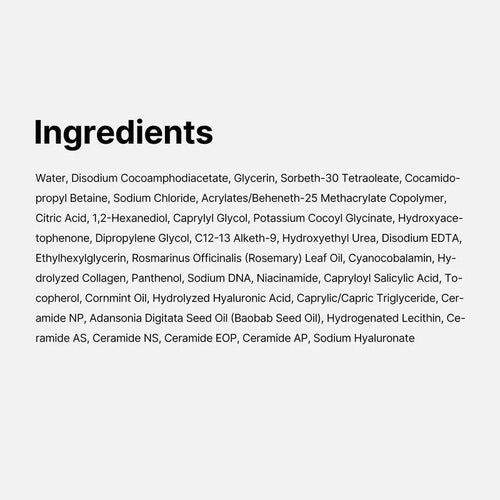 PDRN Jelly to Foam Cleanser | Low pH Hydrating Daily Face Wash for All Skin Types