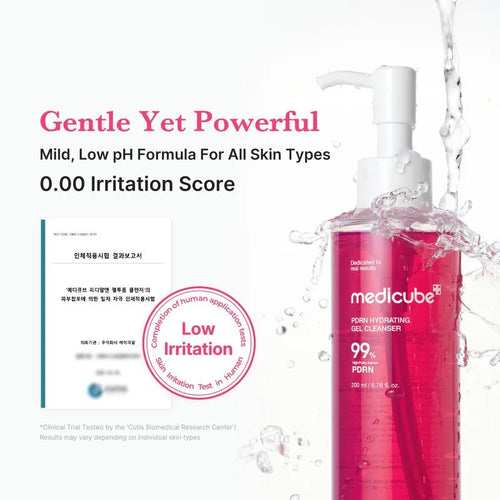 PDRN Jelly to Foam Cleanser | Low pH Hydrating Daily Face Wash for All Skin Types